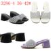 Women's Shoes Versatile Rhinestone Square Toe Hollowed Out Upper High Heeled Sandals New Style Transparent Chunky Heel Slippers_vogvips.com