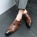 European And American Fashion New Pointed Toe Men's High Heels, Crocodile Embossed Business Formal Wear Men's Shoes Banquet Dress Wedding Leathershoes_vogvips.com