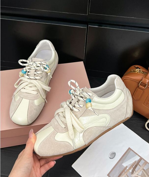 Retro Insole Height-increasing, Color-blocking And Patchwork De Xun Shoes, Women's Warm, Casual And Sporty Forrest Gump Shoes_vogvips.com