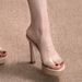 Xiyan's Stunning Nude Transparent High-heeled Shoes For Women, 2026 Summer Waterproof Platform Sandals, High-end Outdoor_vogvips.com