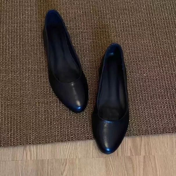 Soft Bottom Flat Work Womens Round Toe On Padded Arch Support Anti Slip Casual Comfortable Spring Autumn Shoes 260605_vogvips.com