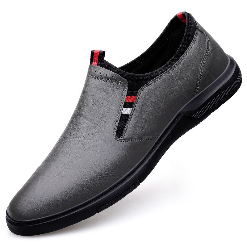 Men's Round Head Men's Casual Sleeve Loafers Work Shoes_vogvips.com
