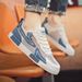 Euro Step Summer Breathable Thin Non-Slip Large Size Sneakers Men's Youth Mesh Hollow Sports Casual Trendy Shoes_vogvips.com