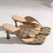 Plus Size Women's Open-Toe Slide Sandals With Rhinestone Decor Chunky Heel Comfortable Casual Thong Sandals For Summer_vogvips.com
