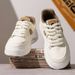 Men's White Platform Sneakers Casual Fashion Thick Sole Skateboarding Street Style Comfort Breathable Lace Up Cool_vogvips.com