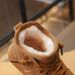 Big Head Snow Boots, Cotton Shoes, Women's 2025 New Winter Style, Lined And Thickened, Wearable, Thick Soled, Anti-slip, Warm, Short Boots_vogvips.com