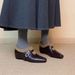 French Pointed Style Interior Height Increasing Single Shoe, Women's Straight Strap Hairy Shoes, Flat Bottom With Plush Warm Cotton Shoes_vogvips.com