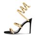 Fashionable Wraparound High Heel Sandals For Women Celebrity Inspired Knot Tied Slippers Stylish Plus Size Footwear_vogvips.com