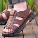 Summer Sandals Breathable Versatile Casual Outdoor Two-Way Men's Beach Middle-Aged Dad Slip-On Shoes_vogvips.com