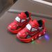 Light-Up Kids 2026 New Spring Autumn Leather Children's Sneakers Lightweight Casual Boys And Girls Baby Cartoon Shoes_vogvips.com