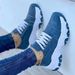 Women's Shoes Thick Soled Lace Up Sports Casual Shoes For Women, Large Size Low Top Single Shoes, Women's Casual Shoes_vogvips.com