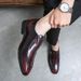 European And American Fashion New Pointed Toe Men's High Heels, Crocodile Embossed Business Formal Wear Men's Shoes Banquet Dress Wedding Leathershoes_vogvips.com