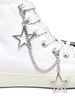 Grunge Punk 2pc Punk Star Shaped Hip Hop Charm Shoe Accessory DIY_vogvips.com