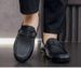 .Men's Fashionable Slip-on Shoes With Soft Soles And Breathable Design, Popular British Loafers, Business Leather Shoes_vogvips.com