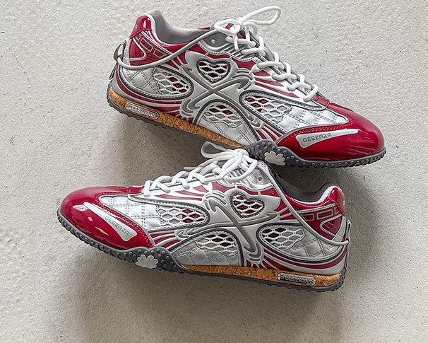 2026 Summer New Men's And Women's Sports Ballet With Thin Sole, Breathable Mesh, Red German Training_vogvips.com