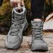 European Warm Series Autumn Winter New High-top Outdoor Sports Travel Cold-proof Martin Fashion Lace-up Height-increasing Men's Boots_vogvips.com