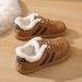 New Winter Cotton Women's Plush Training Versatile Trendy Forrest Gump Warm Thick Sports Shoes_vogvips.com
