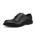 Euro Step Goldlion Same Style Men's Business Formal Suit Genuine Leather Cowhide Height Increasing Wedding Shoes Lace-up Trendy_vogvips.com