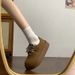 Vintage Thick-Soled Brown With Fleece Lining, Women's Short Boots, Winter 2025 Warm Fur Shoes, New Snow Boots_vogvips.com