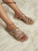 New Luofu Fashionable Summer Women's Comfortable Rubber Midsole Casual Sandals, Beach Home Shoes, Outdoor Pvc_vogvips.com