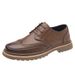 Men's Shoes Brogue Leather Shoes For Men Spring Formal Business Casual Leather Shoes British Style Retro Sneakers_vogvips.com