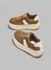 Retro Color-blocking Thick-soled De Xun Shoes For Petite Women, Height-increasing And Slimming, Versatile Casual Sneakers_vogvips.com