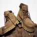 Men's Martin Boots Inner Height Increase Thick-soled Kick Does Not Break Outdoor Mountaineering Tooling Shoes Mid-top Height - Version Leather_vogvips.com