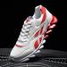 Sneakers Women Luxury Casual Tennis Fashionable Breathable Knitted Walking Black Anti Slip Lace Up Women's Running Shoes_vogvips.com