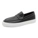 Summer Loafers, British Casual Board Shoes, Men's Leather Face, Bean Shoes, Lace Up, Internet Famous And Popular Men's Shoes_vogvips.com