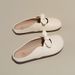 Girls' Summer Slip-on Casual Half-toe Flip-flops In Soft Material, Perfect For All Occasions. Soft Style, Suitable For Loungewear._vogvips.com
