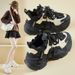 Ins Korean Style New Dad For Women 2025 Spring Student Sports Running Casual Shoes Thick Sole Height Increasing FB9963_vogvips.com