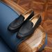 Men's Shoes Spring Loafers, Goodyear Welt Handmade Genuine Leather Slip On Loafers, Business British Casual Leather Shoes, Low Top Men's Shoes_vogvips.com