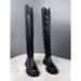 2025 Spring And Autumn Genuine Leather Over-the-Knee For Women Slimming Elastic High Tube Riding Long Slim Boots_vogvips.com