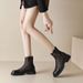 Genuine Soft Leather Martin For Women 2025 Summer Thin Breathable Hollow Elegant Sandals Mesh Short Boots_vogvips.com