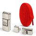 Lazy Shoelace Buckle Elastic Free Tie Metal Buckle Head Black And White Flat Men And Women Elastic Children's Accessories_vogvips.com