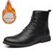Handcrafted Genuine Leather Men's Boots - Comfortable Winter Casual Shoes With Rubber Sole, Breathable & Durable (Black, Brown, Tan Sizes 38-48)_vogvips.com
