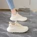 Cross-border Excrement Sense Explosion Coconut Shoes Women Spring And Autumn Show Feet Small Breathable Soft Soles Sneakers_vogvips.com