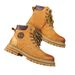European Warm Series Martin Genuine Leather Men's Autumn Winter British Style Work High-End Trendy Thick-Soled Yellow Boots_vogvips.com