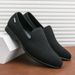 Plus-size Men's Simple And Breathable Loafers 2025 Spring And Autumn New Men's Business Casual Loafers_vogvips.com