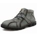 European Warm Series New Martin High Top Korean Trendy Versatile Large Size Short Men's Workwear British Style Leather Boots_vogvips.com