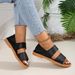Large Size Summer New Fairy Style Flat Bottomed Soft Soled With A Back Bag And Roman Beach Sandals For Women_vogvips.com