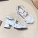 Cute Round-Toed Mary Jane Top Quality With Lolita-Style Bow And Lace, Low-Heeled Princess-Style Versatile Leather Shoes_vogvips.com