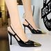 Women's Stylish Pointed Toe High Heel Sandals With Leopard Print & Metal Buckle Strap - Elegant Evening Party Shoes In Sizes 34-40 Shoes_vogvips.com