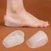 Universal U-Shaped Heel Cushion – Soft SEBS Gel Support For Sneakers & Boots (Unisex 35-44, Shock Absorption & Hidden Lift)_vogvips.com