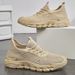 Plus Size 2025 Spring New Men's Breathable Mesh Lightweight Soft Sole Sneakers Running Casual Shoes_vogvips.com