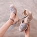 Women's Rope Woven Wedge Sandals Open Toe Lace Summer Vacation Style Plus Size_vogvips.com