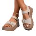 Cross-border Thick-soled Sandals Women, 2025 Summer New Model, Non-slip Soft Sole, Height-increasing, Versatile Sports_vogvips.com