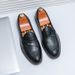 Business And Leisure Le Fu Men's Plus Size Fashionable British Style Ankle Korean Version Lazy Shoes_vogvips.com