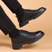 Euro Step Men's Leather 2025 New Low-top Lace-up British Style Business Casual Round Toe Thick Sole Height-increasing Work Shoes_vogvips.com