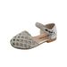 Princess Girl Girl Small Big Child Leather Shoes Single Shoes Hollow Out_vogvips.com